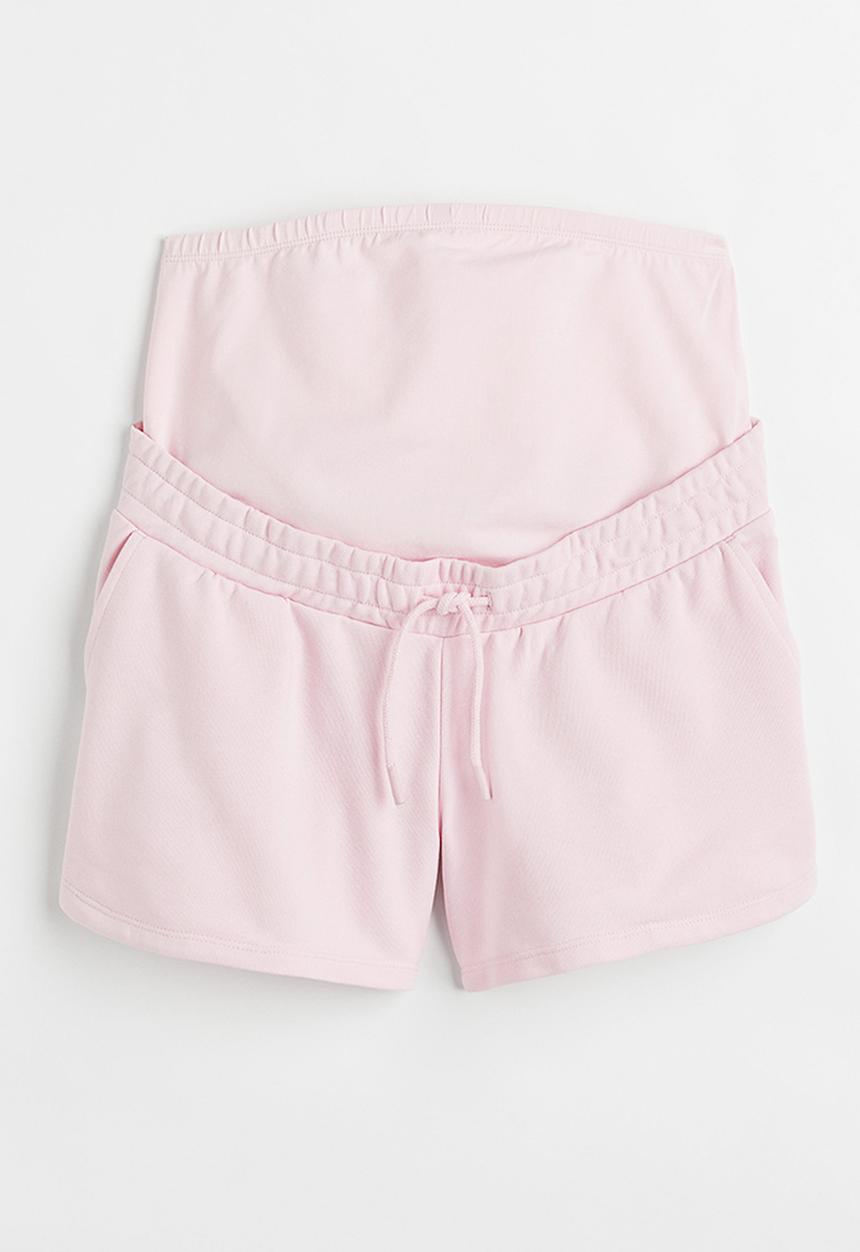 H&M - Mama sweatshirt shorts - light pink