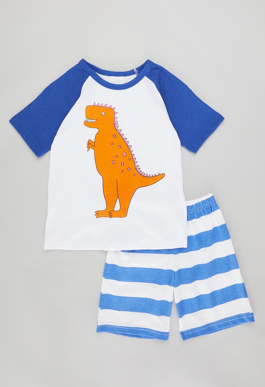 Pop Candy - Printed pj set - blue & white