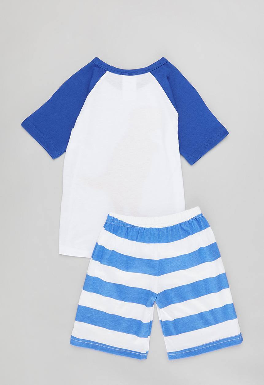 Pop Candy - Printed pj set - blue & white