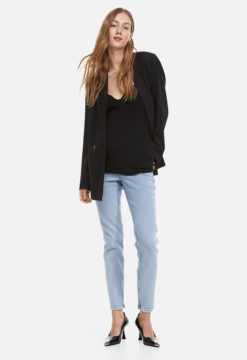 H&M - Mama slim ankle jeans - light denim blue
