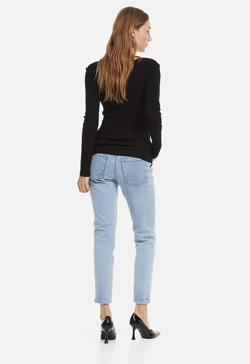 H&M - Mama slim ankle jeans - light denim blue