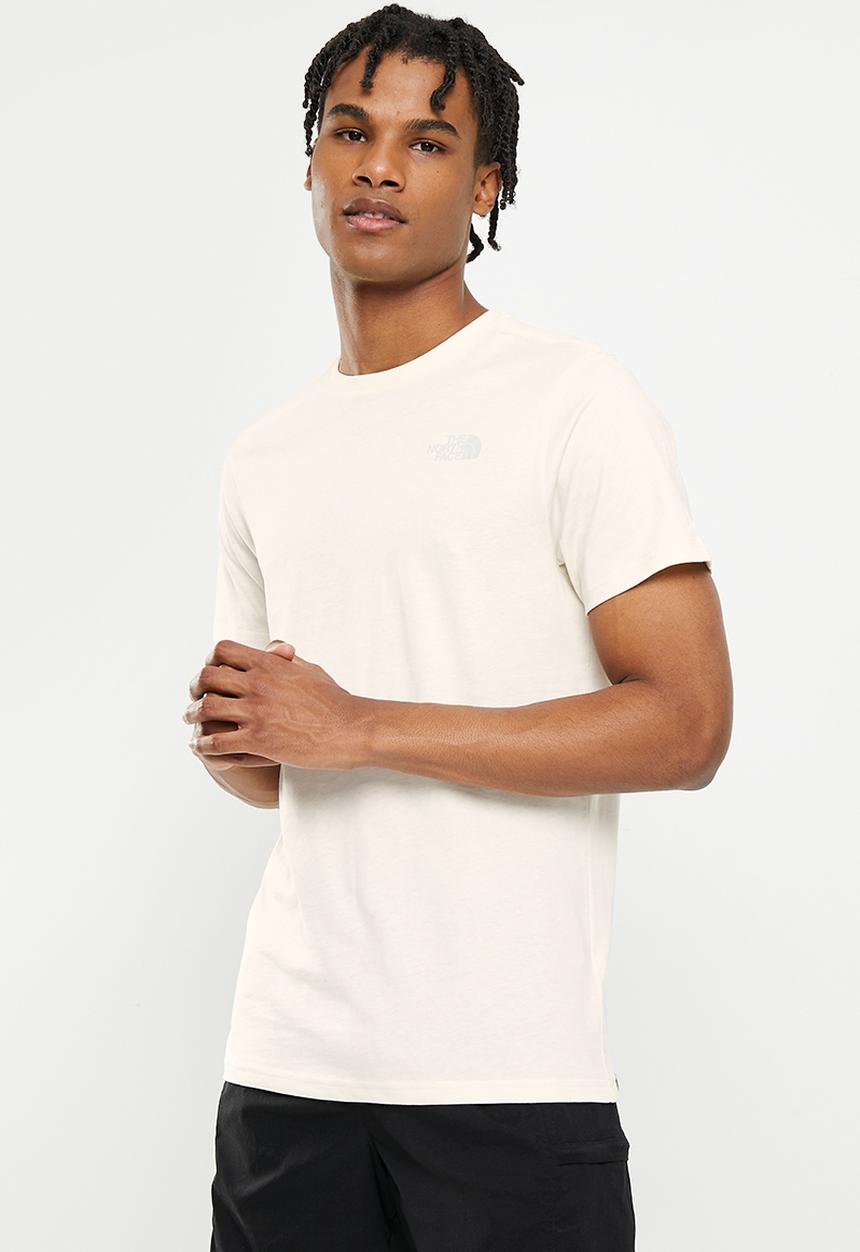 The North Face - M vertical tee - gardenia white-dusty periwinkle