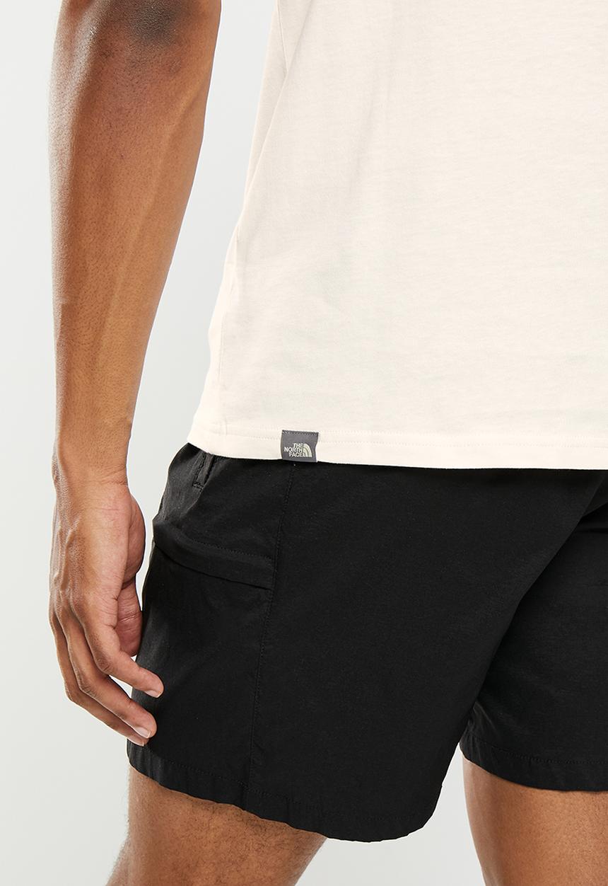 The North Face - M vertical tee - gardenia white-dusty periwinkle