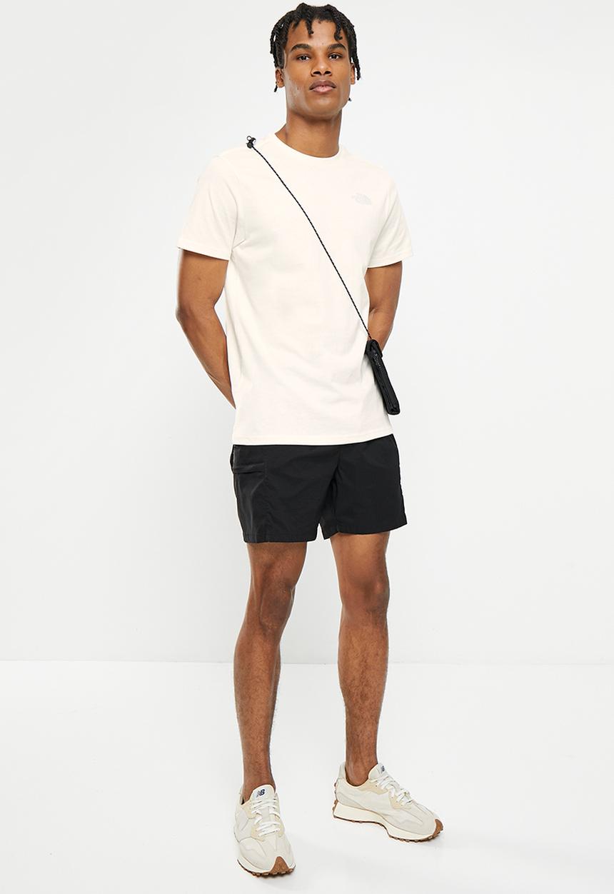 The North Face - M vertical tee - gardenia white-dusty periwinkle