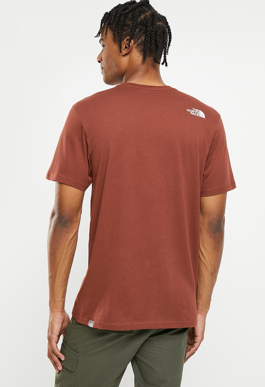 The North Face - M short sleeve graphic tee - brandy brown 