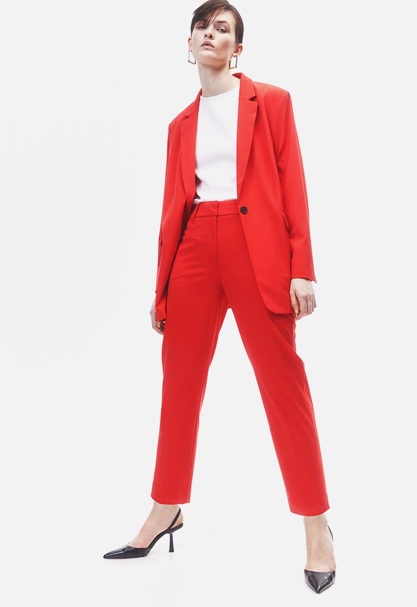 H&M - Cigarette trousers - red
