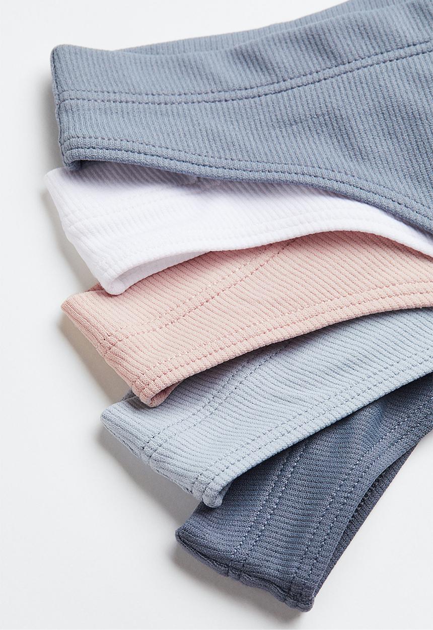 H&M - 5-pack microfibre thong briefs - multi 