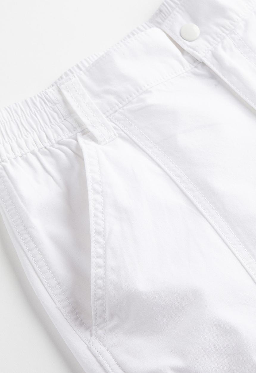 H&M - Canvas cargo trousers - white