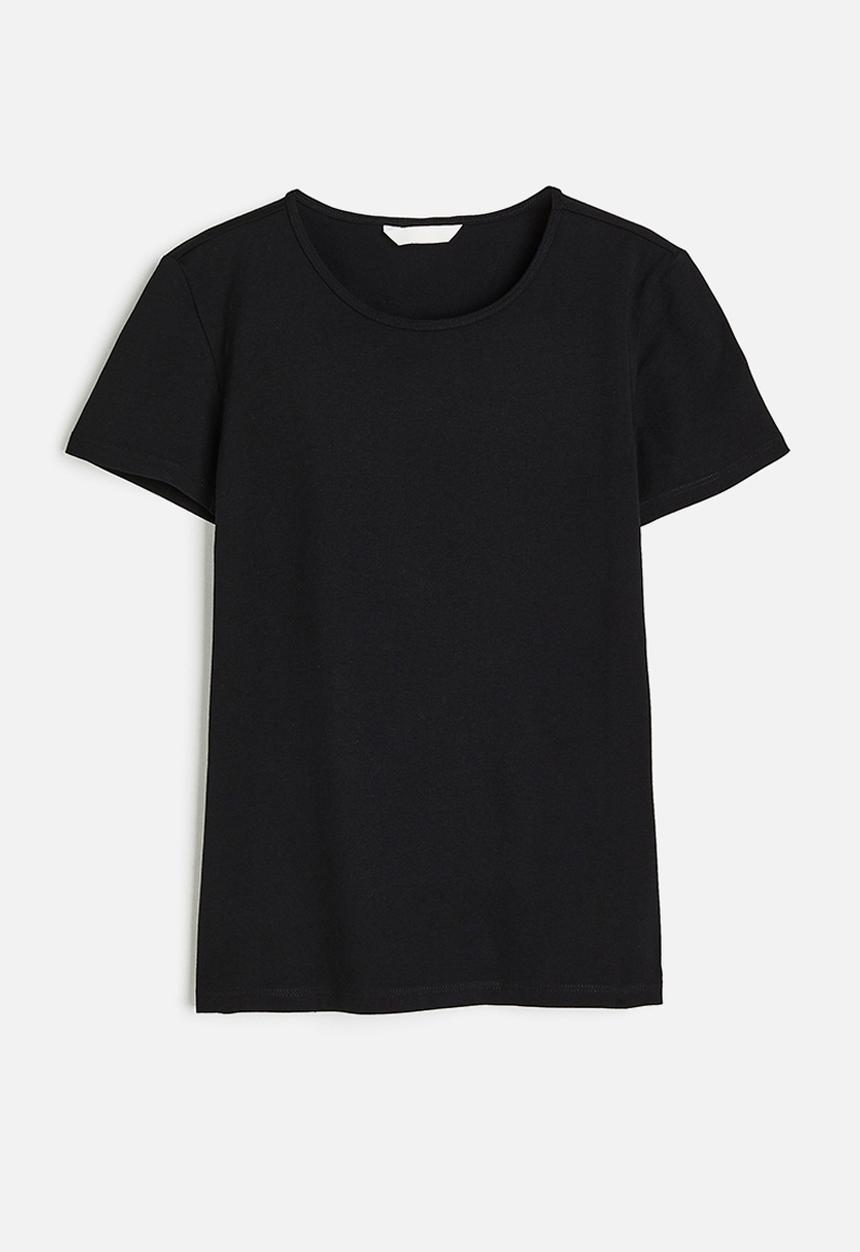 H&M - Cotton t-shirt - black