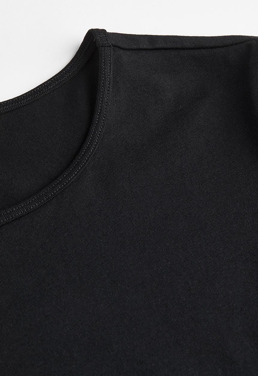 H&M - Cotton t-shirt - black