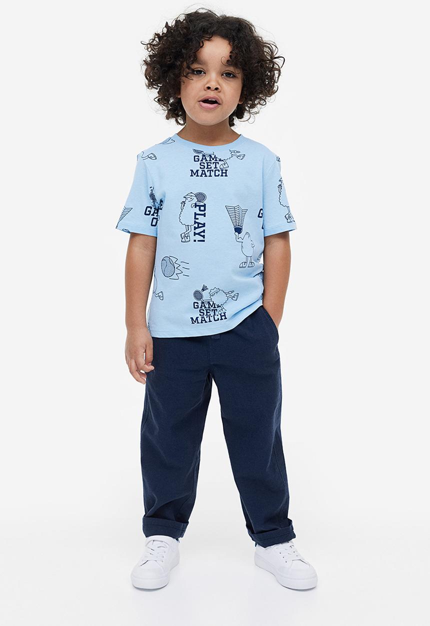 H&M - Loose fit joggers - navy blue