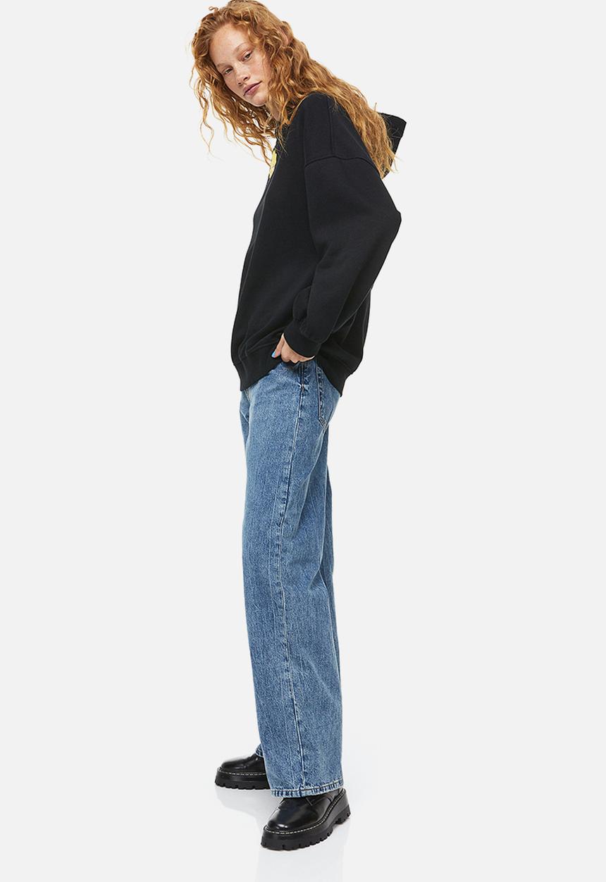 H&M - Oversized hoodie - black / the simpsons 