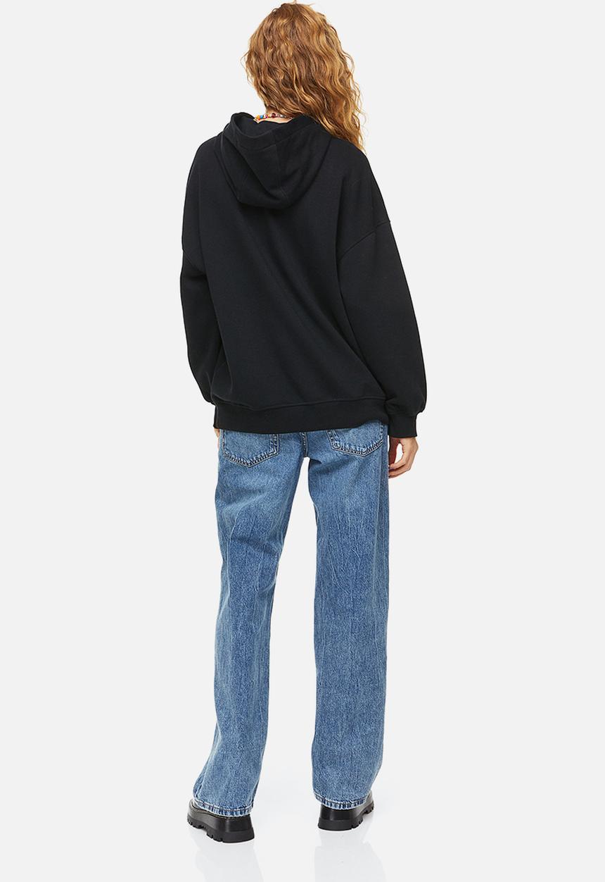 H&M - Oversized hoodie - black / the simpsons 