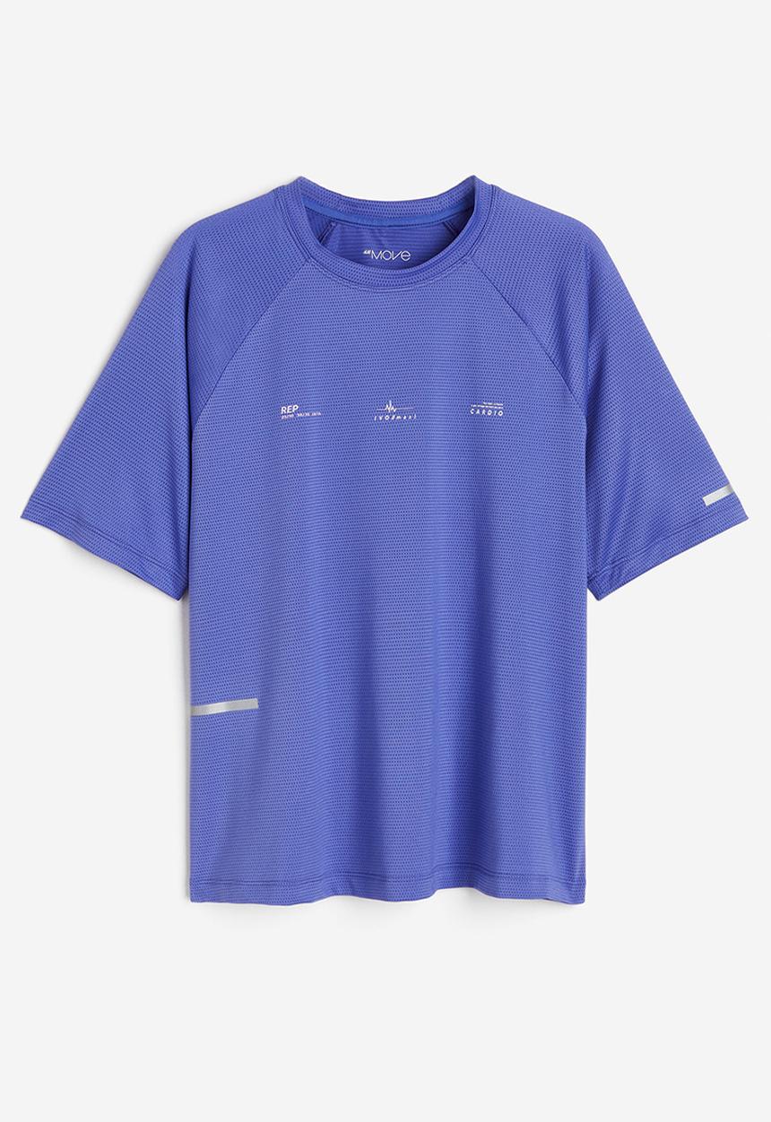 H&M - Drymove™ sports top - lavender blue