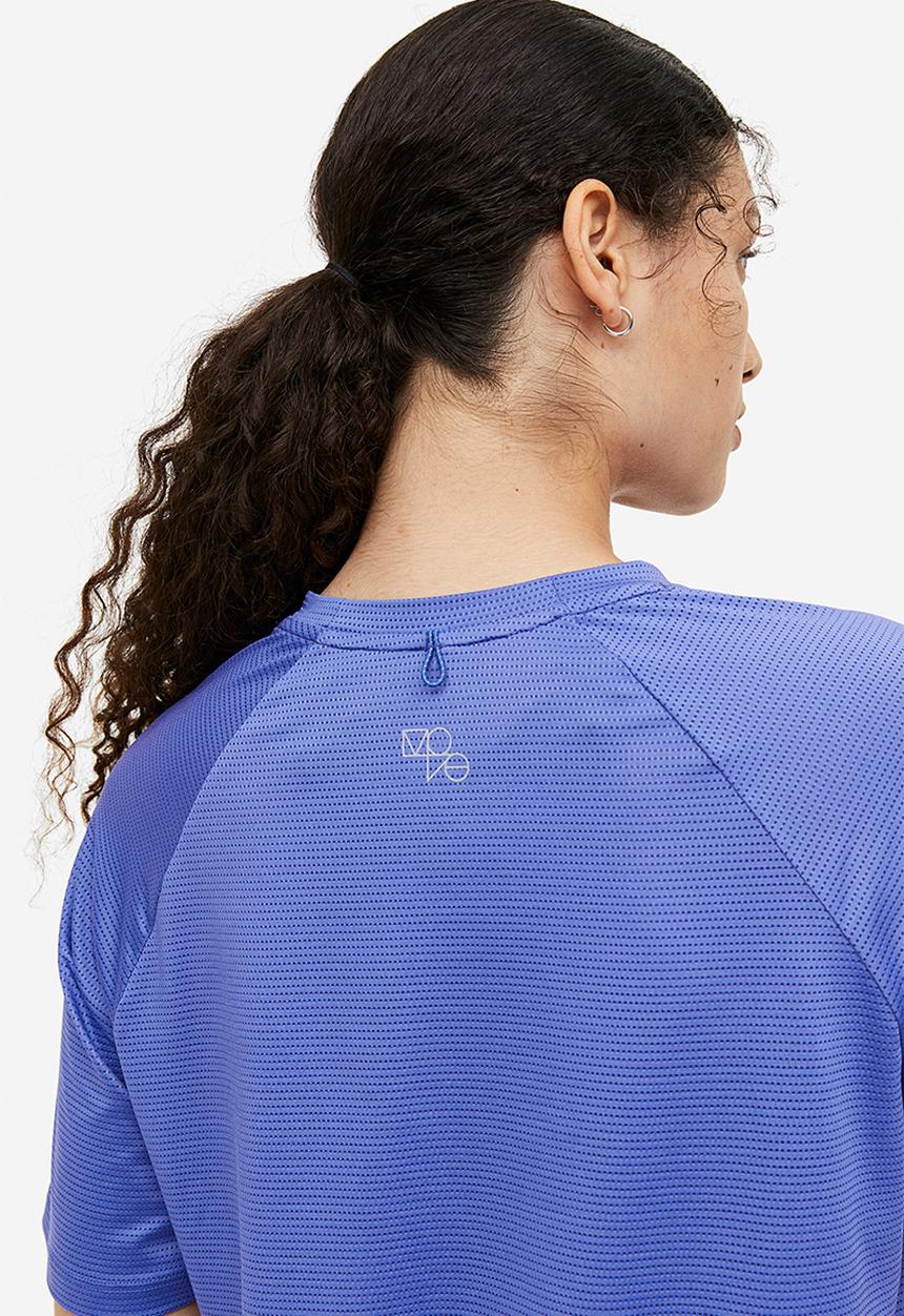 H&M - Drymove™ sports top - lavender blue