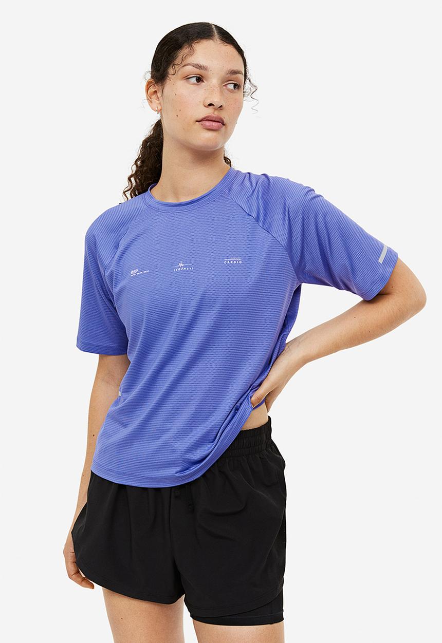 H&M - Drymove™ sports top - lavender blue