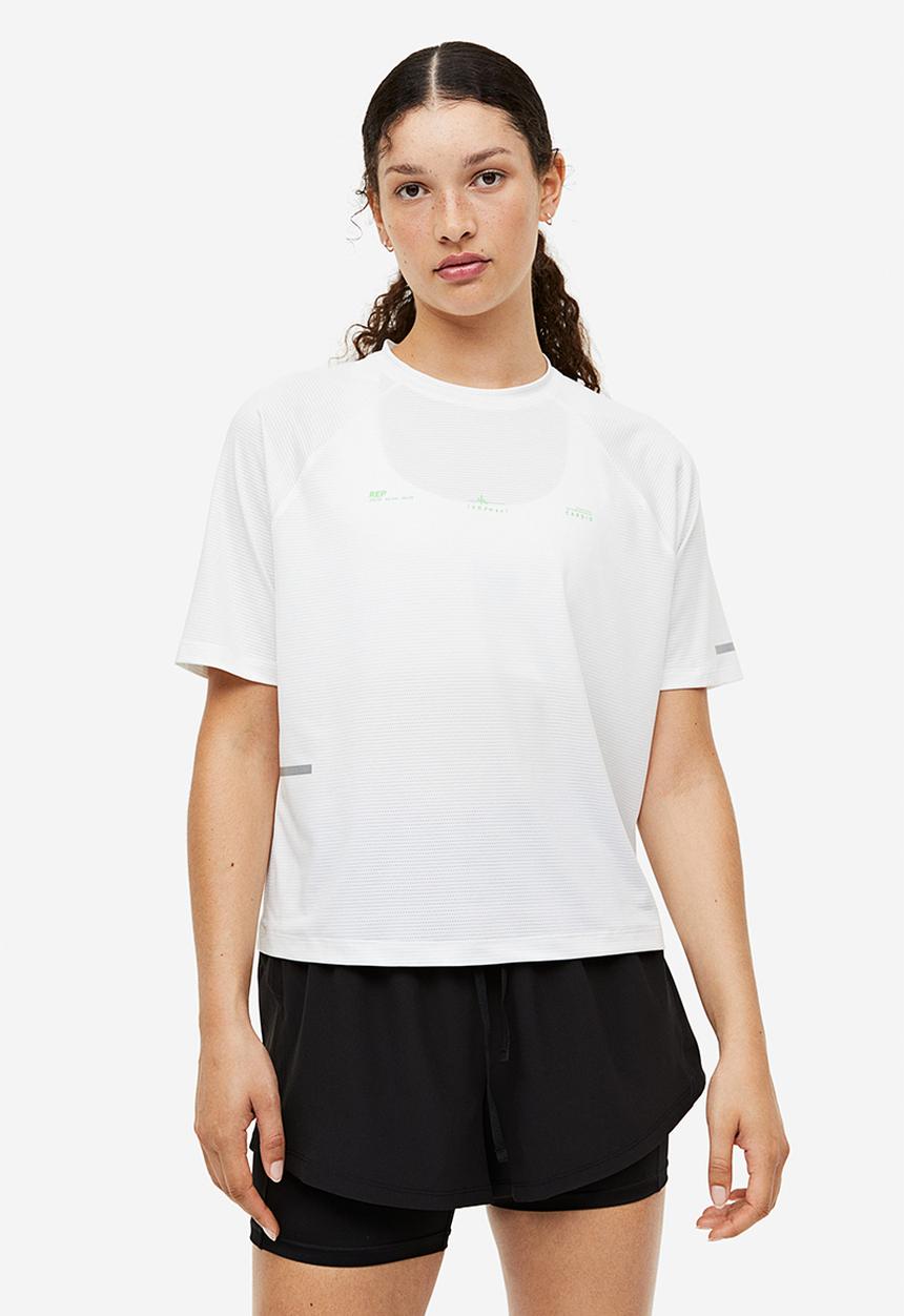 H&M - Drymove™ sports top - white