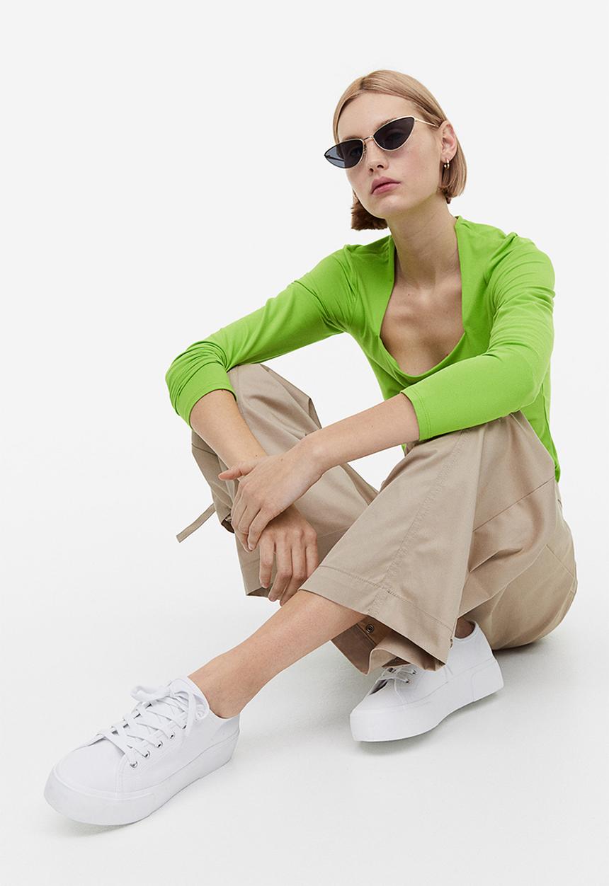 H&M - Platform trainers - white