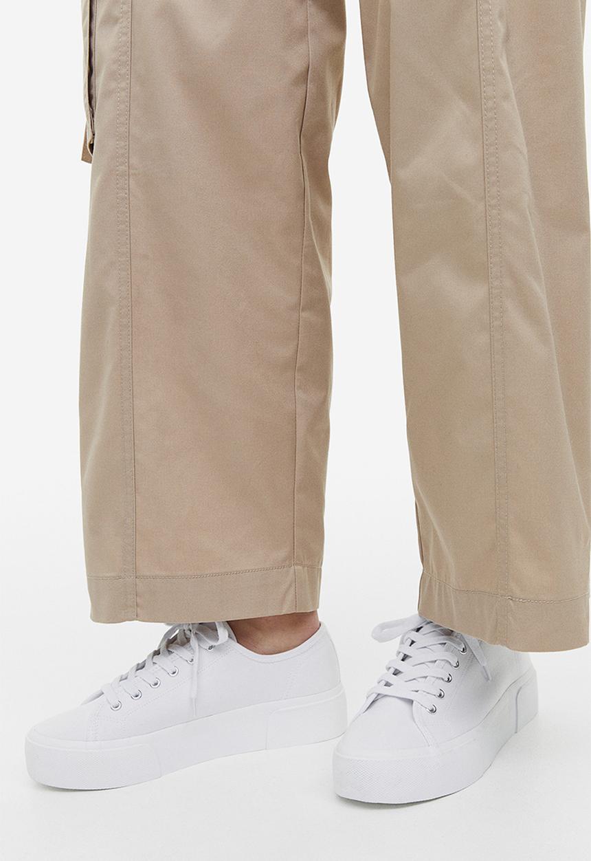 H&M - Platform trainers - white