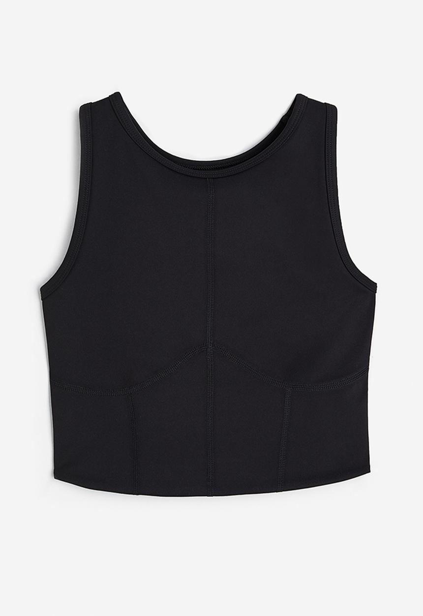 H&M - Drymove™ medium support sports bra - black
