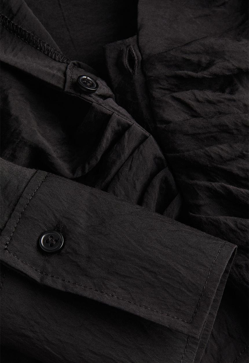 H&M - Collared blouse - black