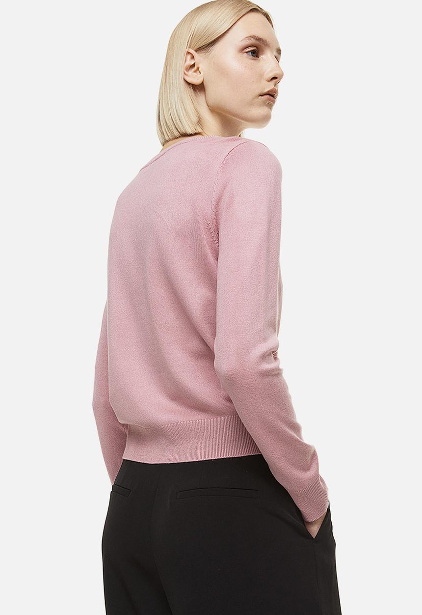 H&M - Fine-knit cardigan - pink