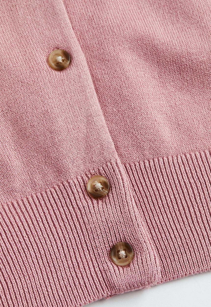 H&M - Fine-knit cardigan - pink