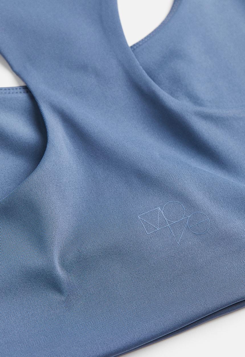 H&M - Drymove™ medium support sports bra - blue