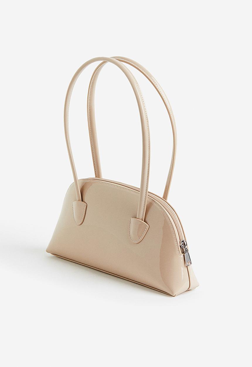 H&M - Small shoulder bag - light beige 