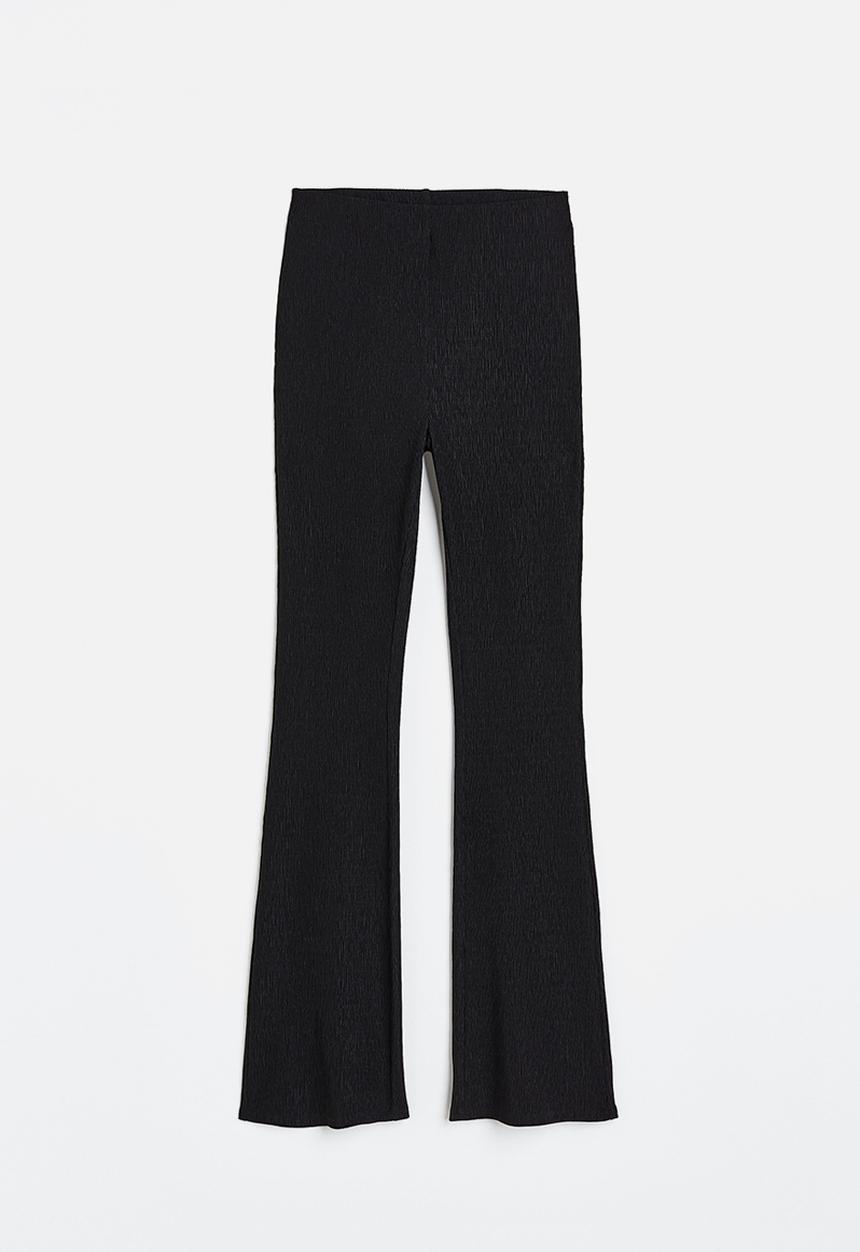 H&M - Flared leggings - black