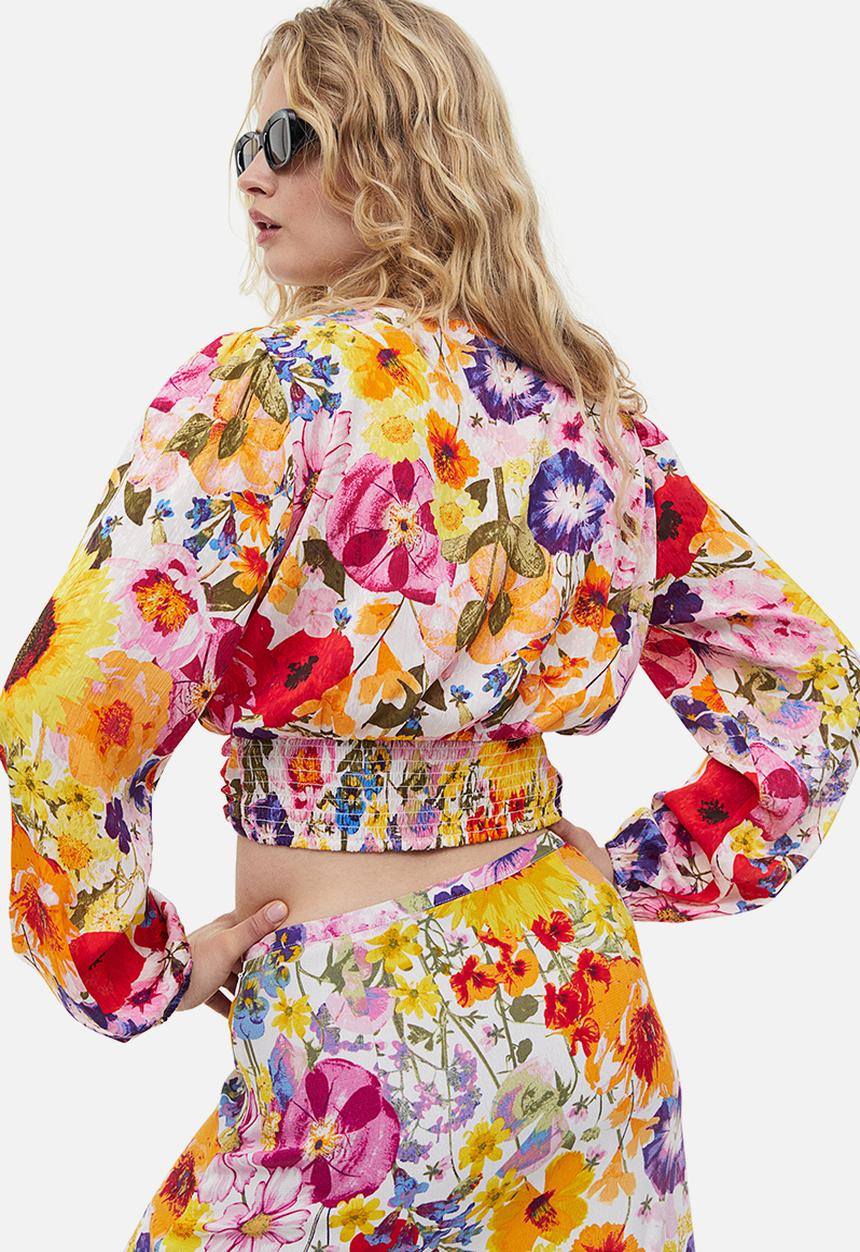 H&M - Drawstring blouse - multi