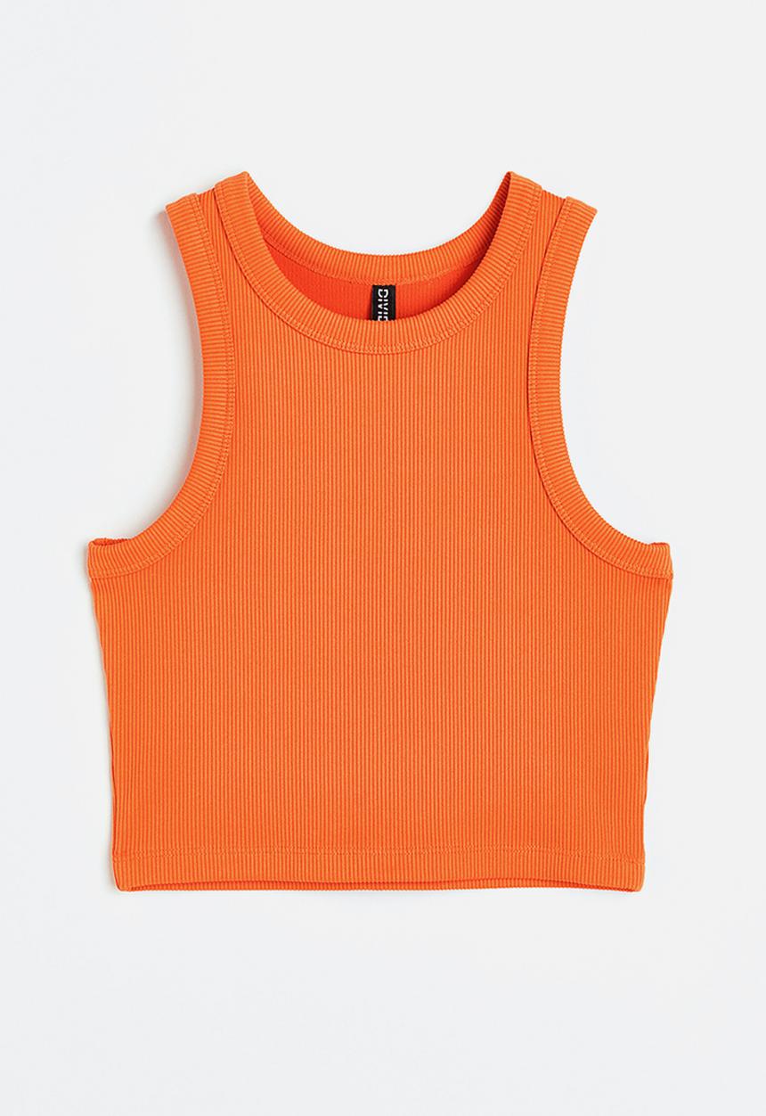 H&M - Cropped vest top - orange