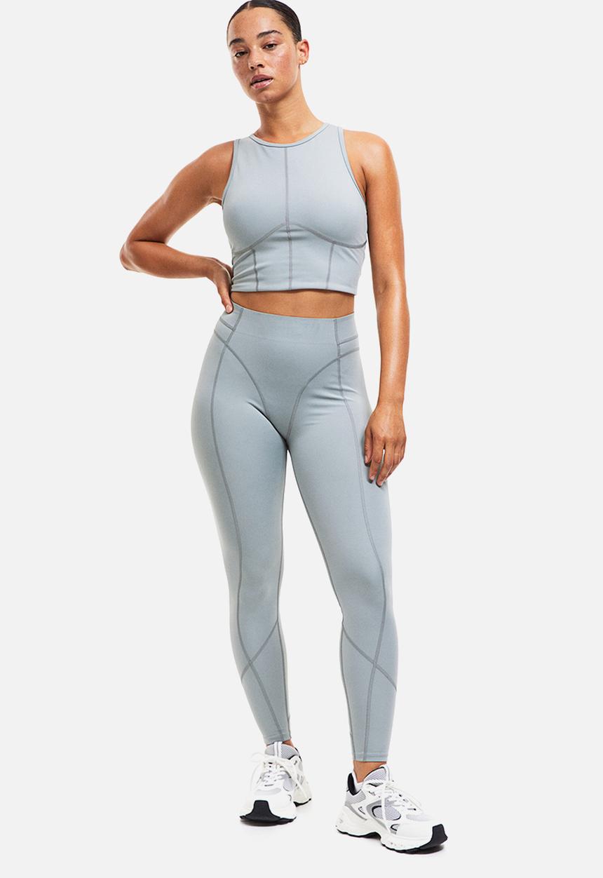 H&M - Drymove™ sports tights - grey