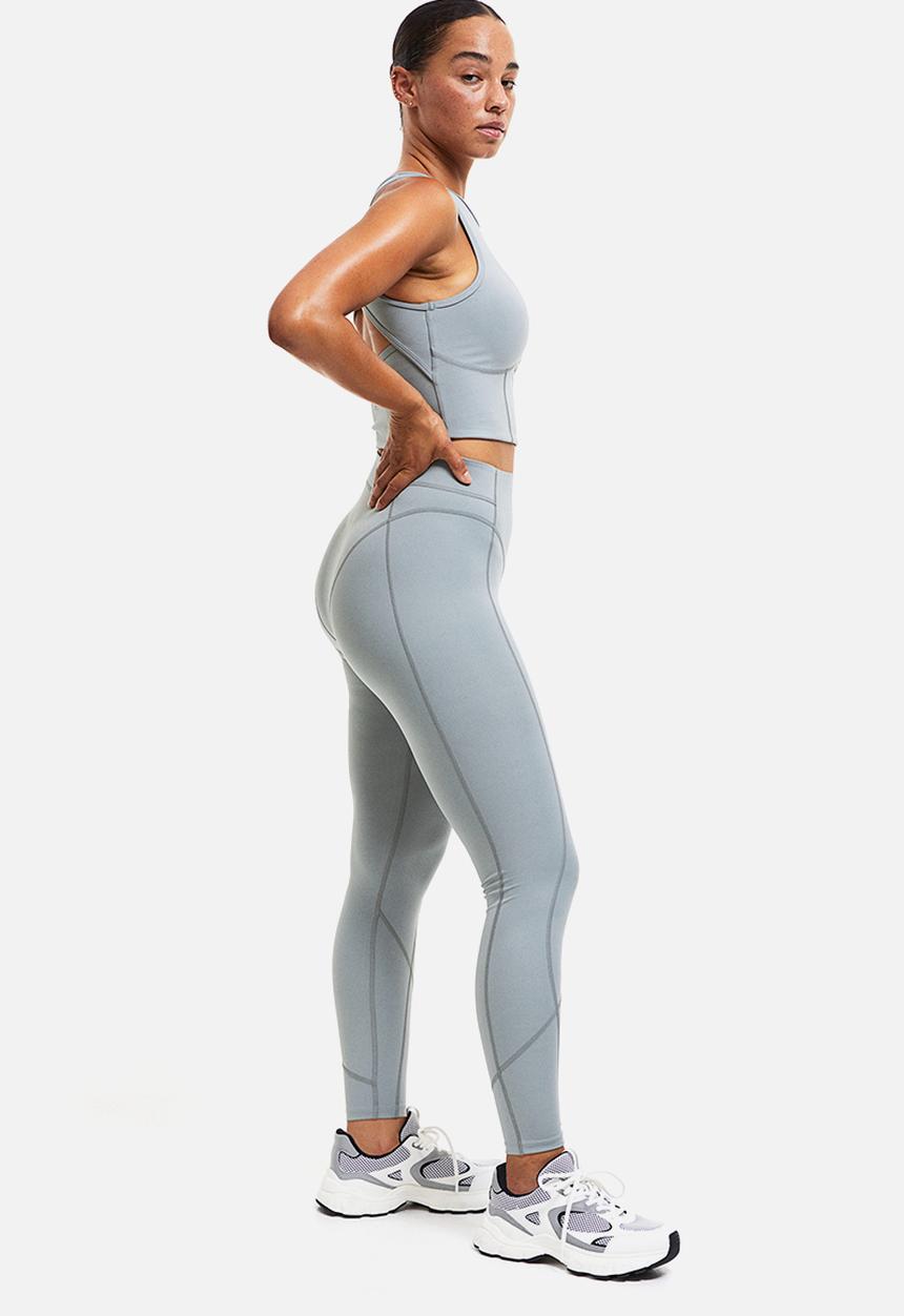 H&M - Drymove™ sports tights - grey