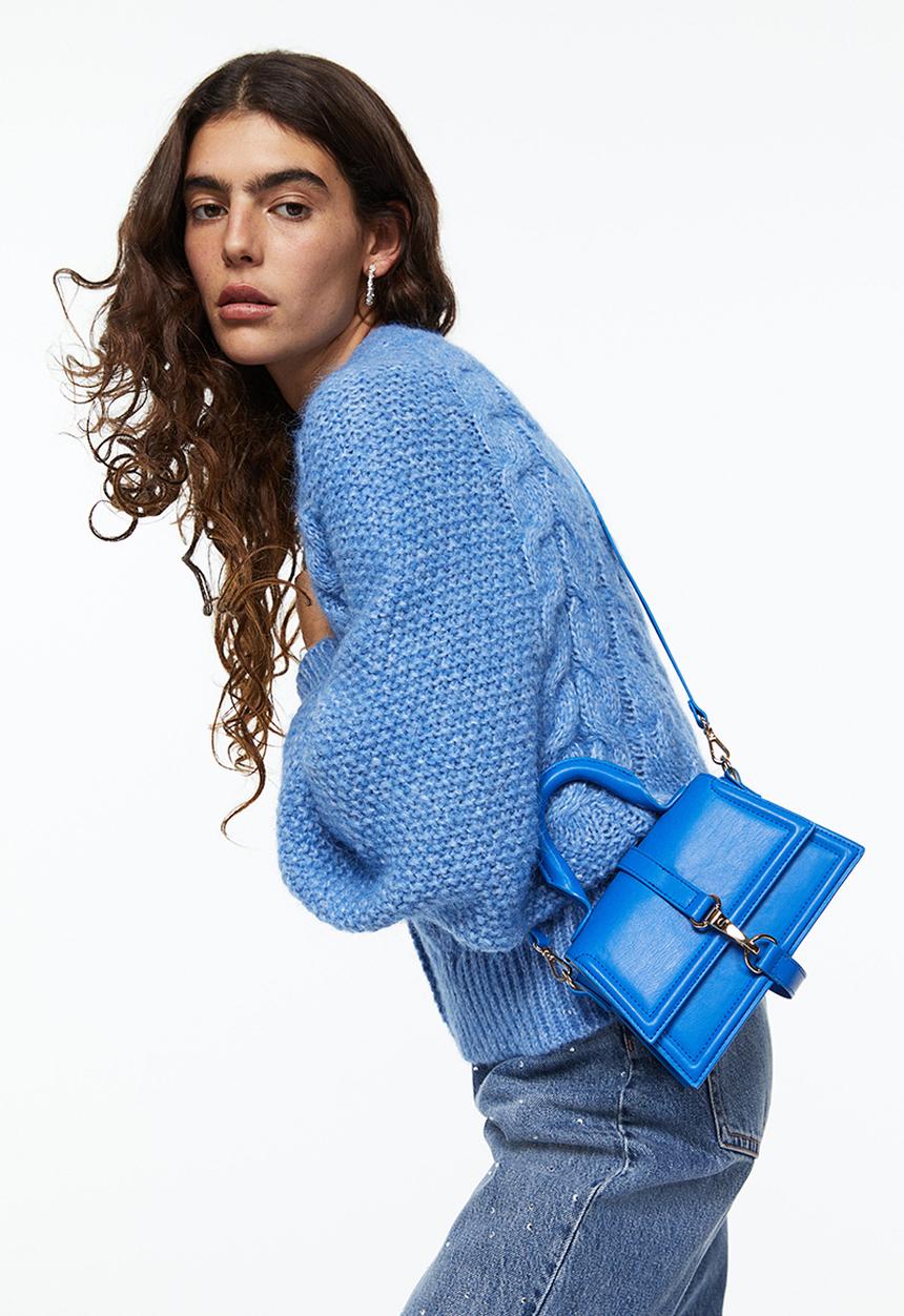 H&M - Small shoulder bag - bright blue