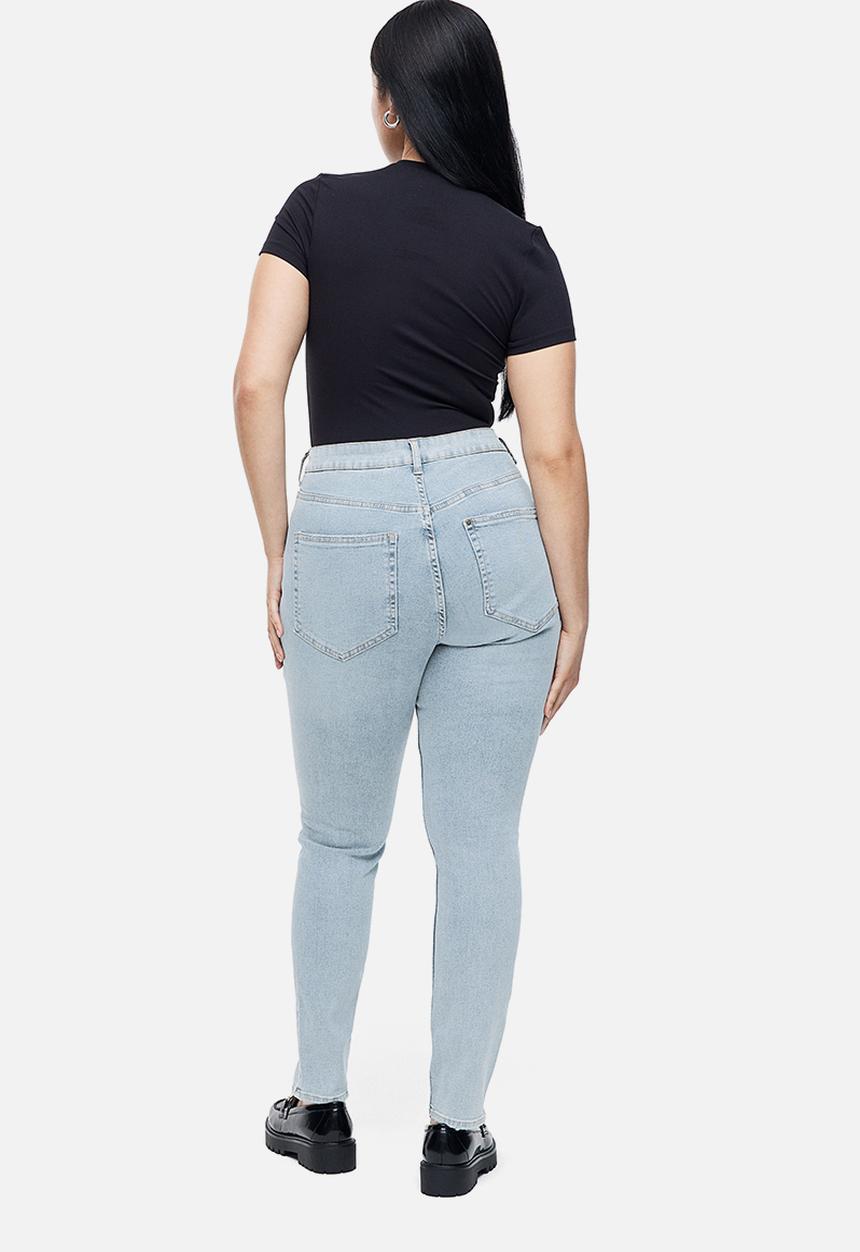 H&M - Curvy fit ultra high ankle jeggings - blue