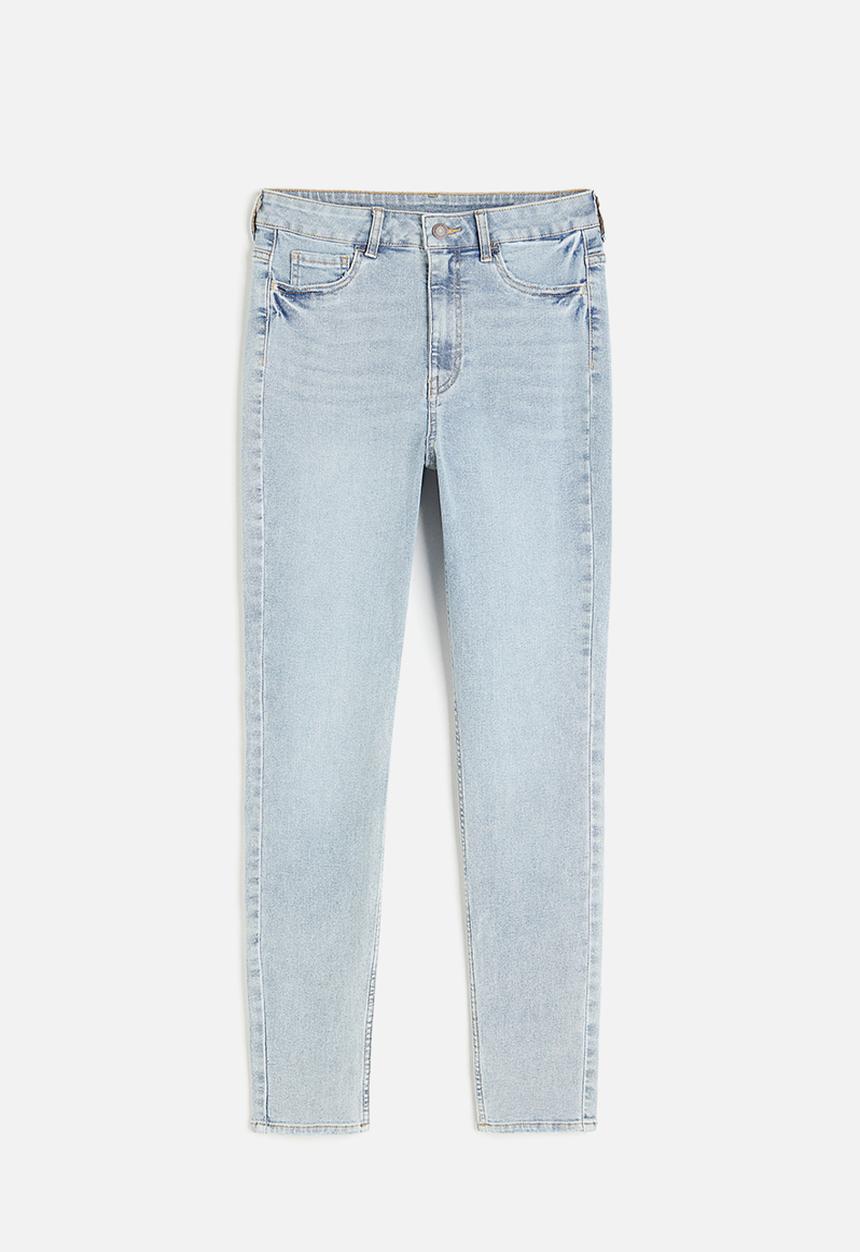 H&M - Curvy fit ultra high ankle jeggings - blue