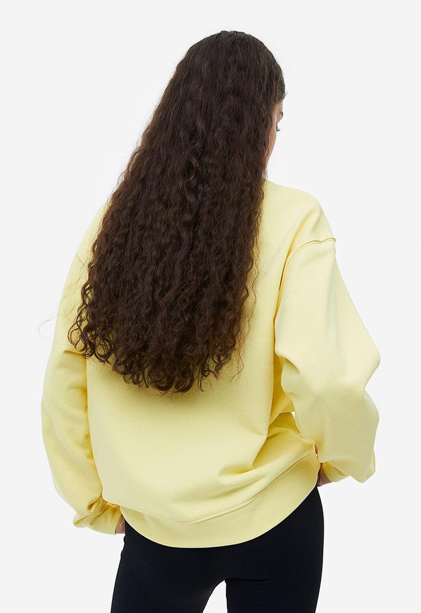 H&M - Printed sweatshirt - light yellow