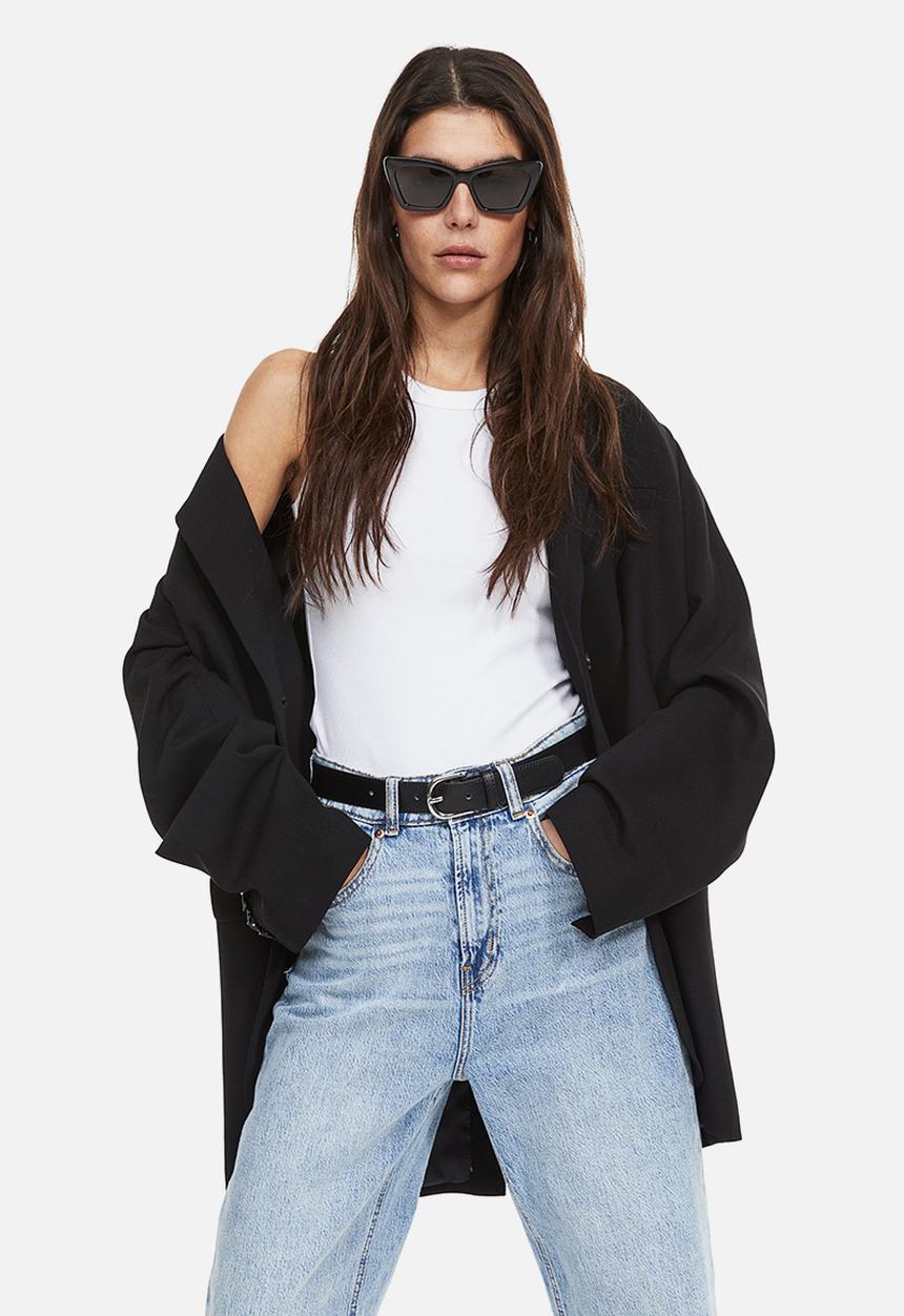 H&M - Ribbed vest top - white