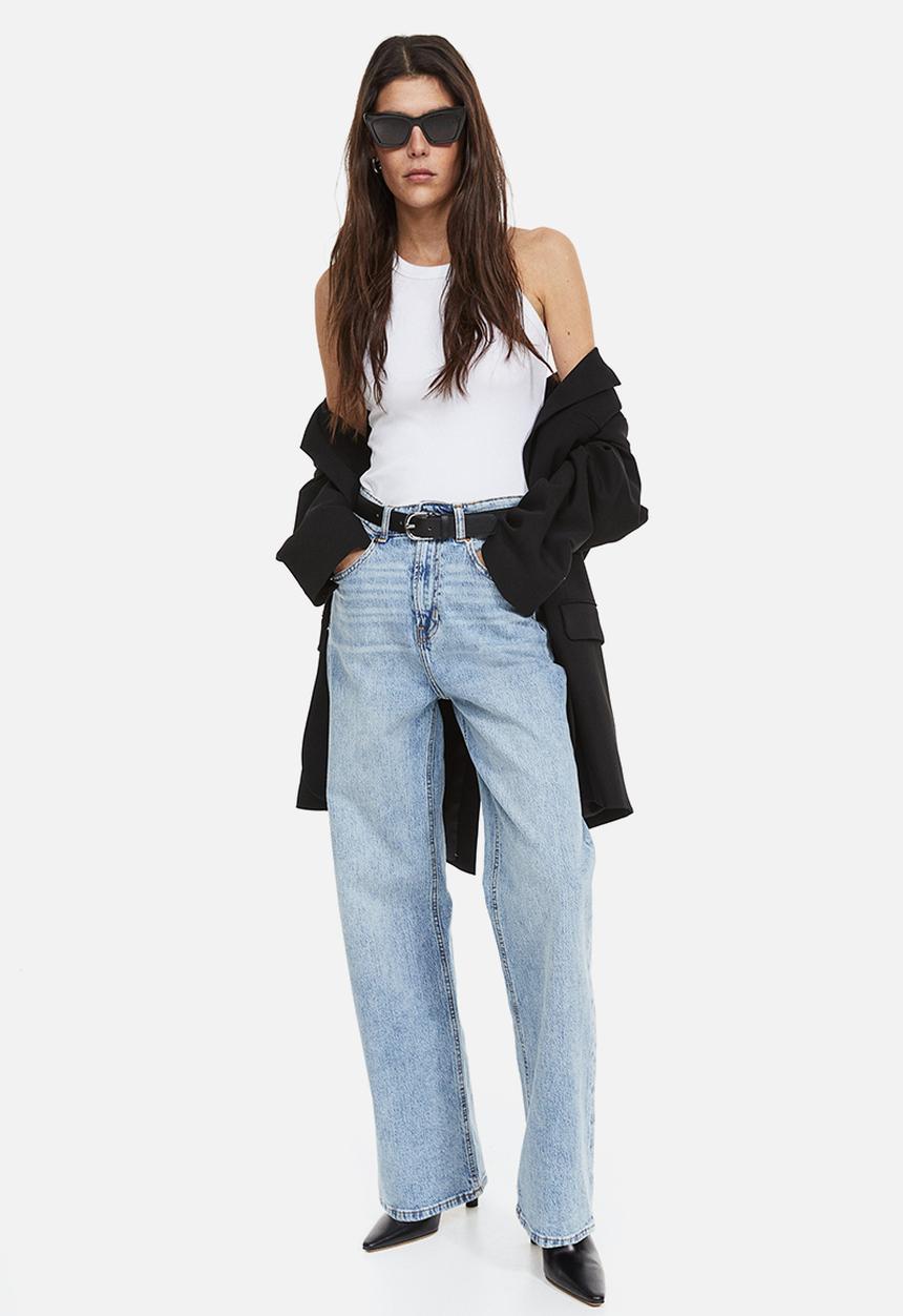 H&M - Ribbed vest top - white