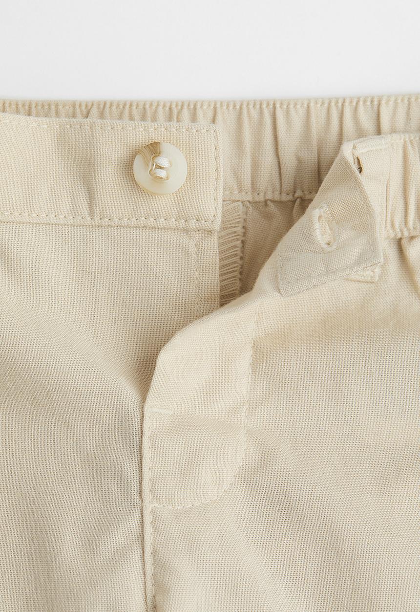 H&M - 2 Piece dressy set - beige & white 