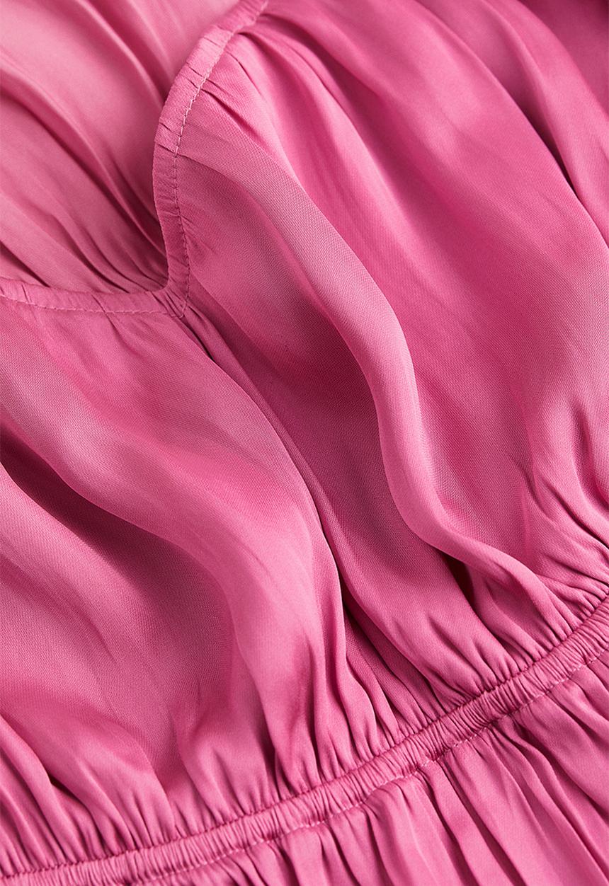 H&M - Satin blouse - pink
