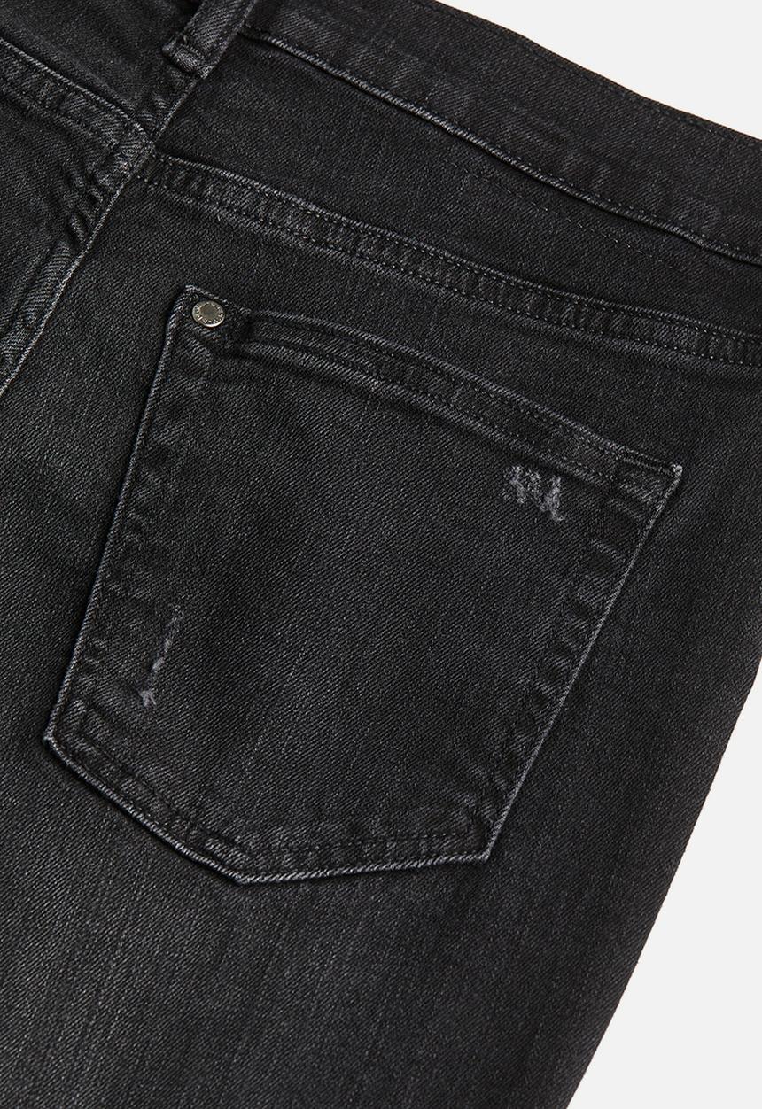 H&M - Skinny jeans - black trashed