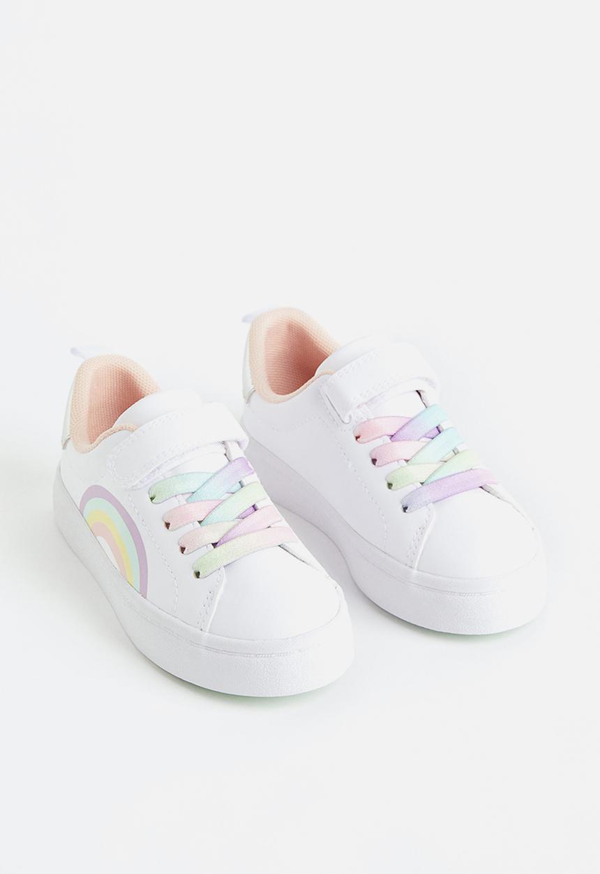 H&M - Trainers - white rainbow