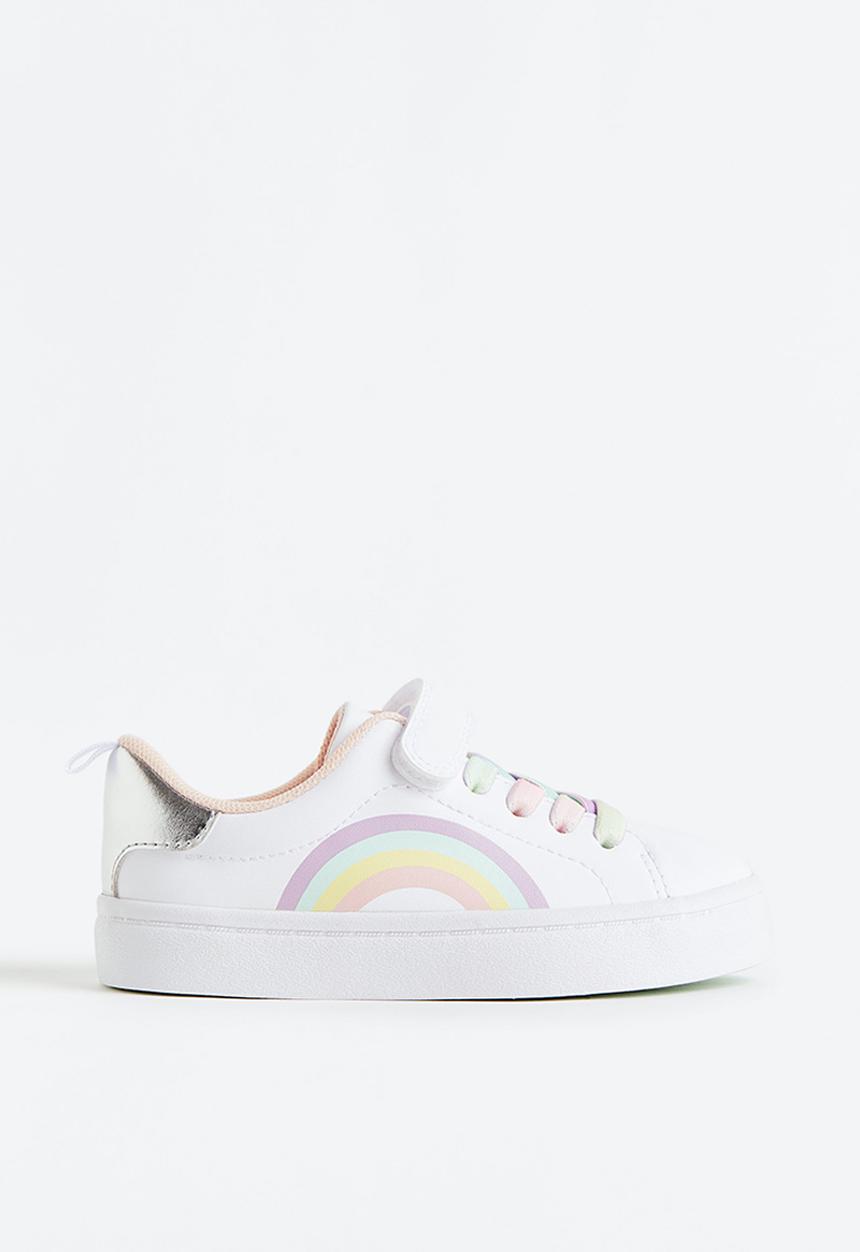 H&M - Trainers - white rainbow