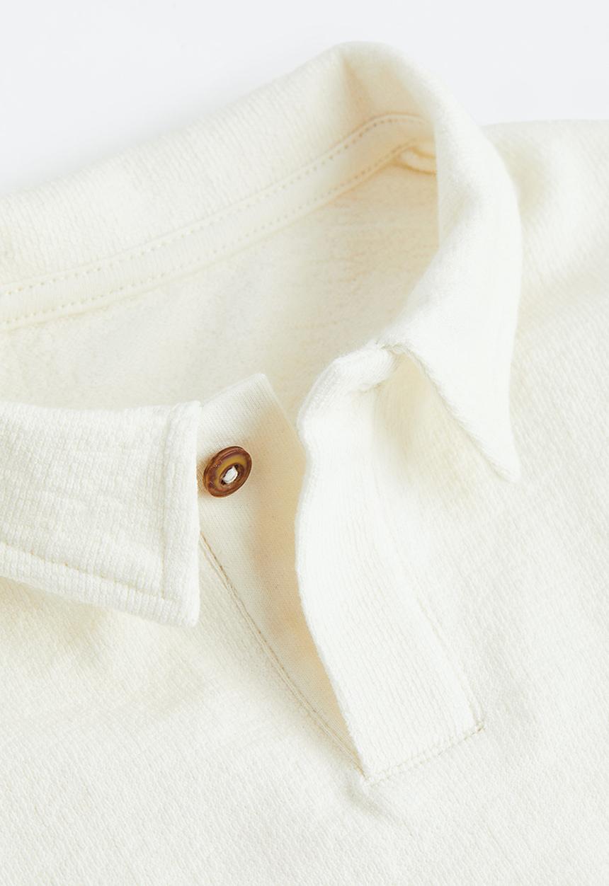 H&M - Cotton rugby shirt - white