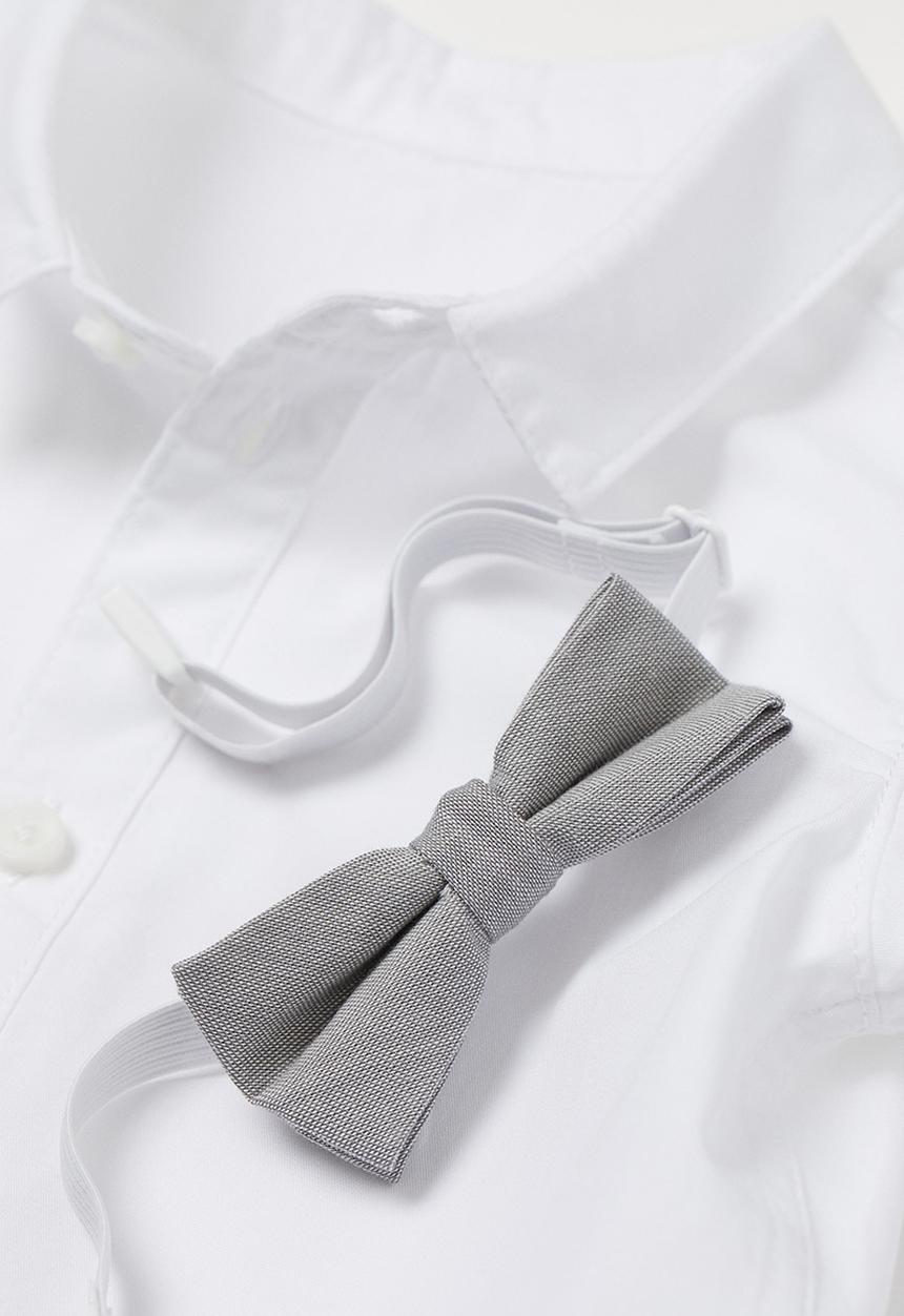 H&M - 3-Piece set with a bow tie - light beige