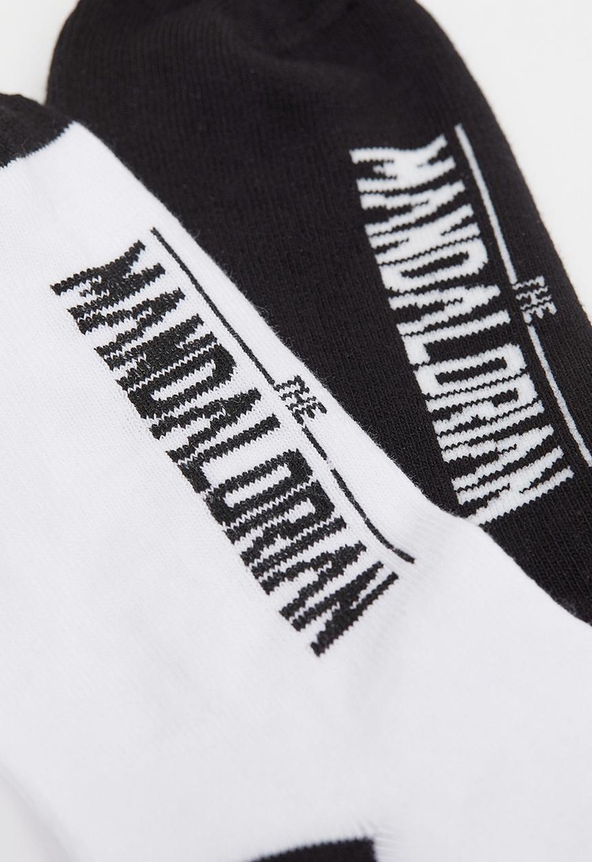 H&M - 5-Pack jacquard-knit socks - black & the mandalorian