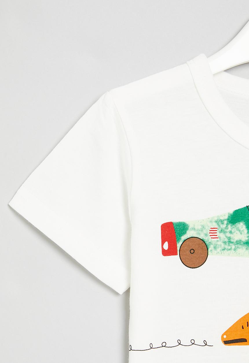 Pop Candy - Printed short sleeve tee - white 