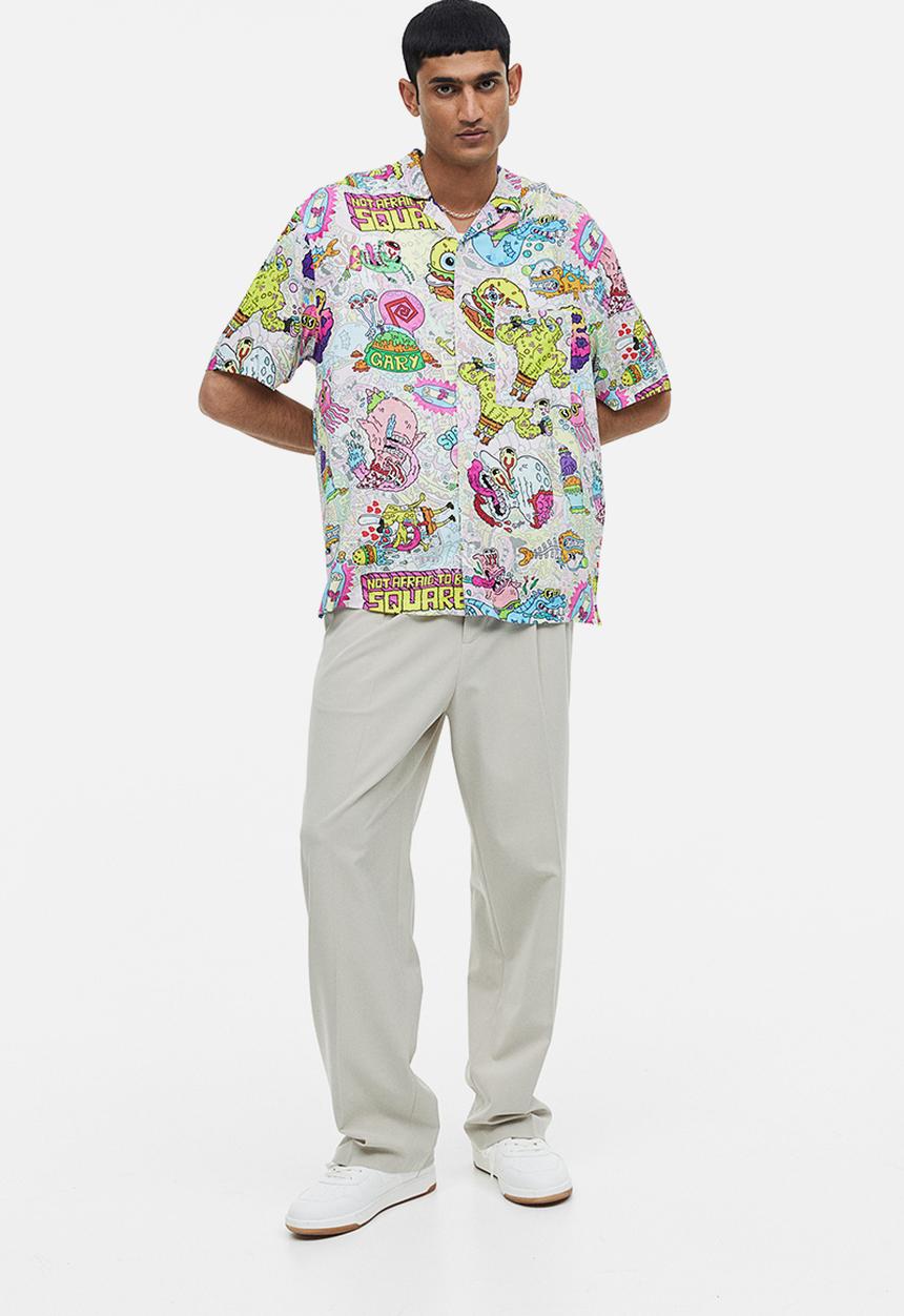 H&M - Relaxed fit patterned resort shirt - multi